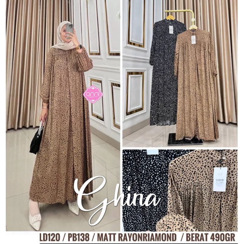 ghina maxy gamis rayon