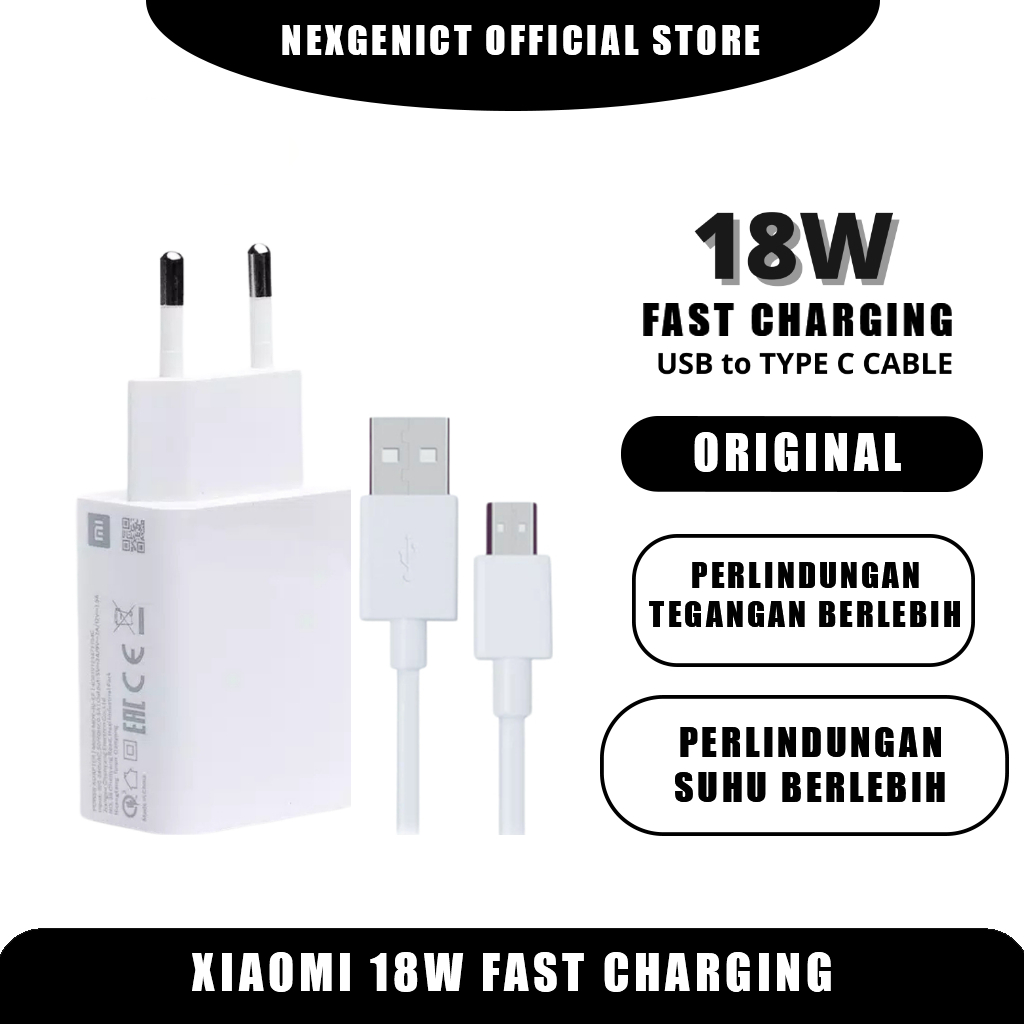 Charger Xiaomi 18W Fast Charging - NEXGENICT