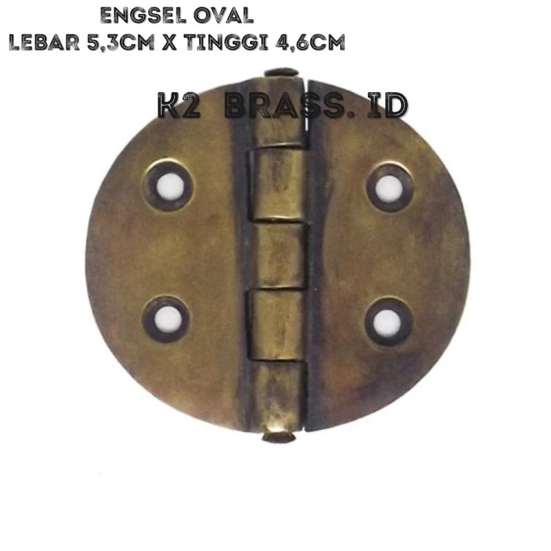 Engsel Lemari Jendela Pintu Rumah Antik Motif Bulat 5,3cm