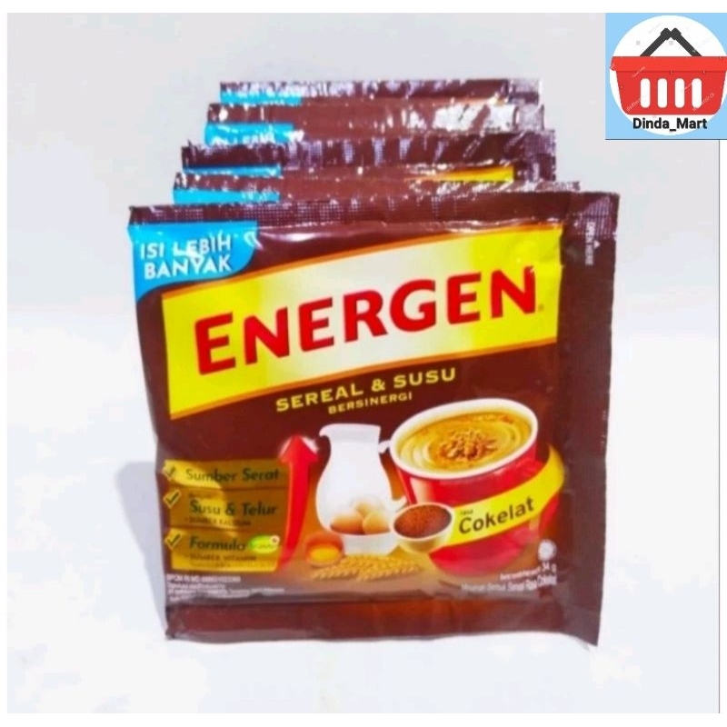 

ENERGEN COKLAT RENCENG ISI 10 SACHET