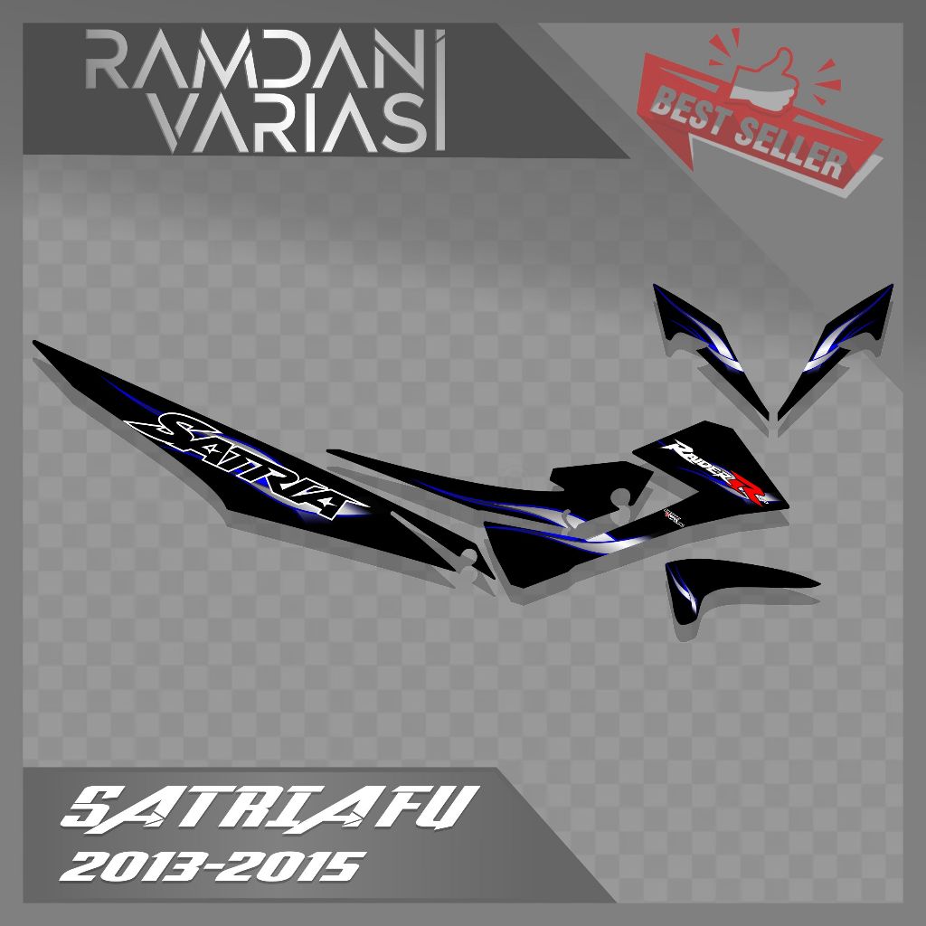 STRIPING SATRIA FU F150 FACELIFT TIPE SAYAP S/STIKER MOTOR SATRIA FU FL SAYAP S/ STRIPING SATRIA FU 
