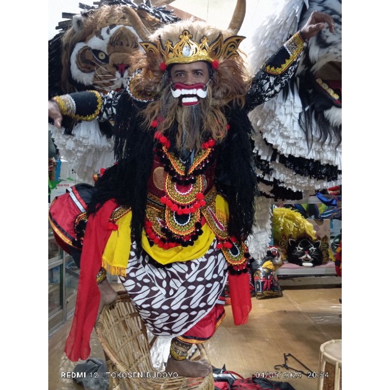baju jaranan buto terbaru batik barong asli banyuwangi
