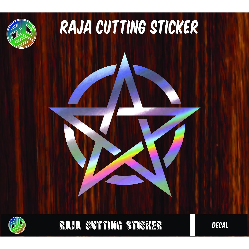 Cutting stiker Simbol Bintang