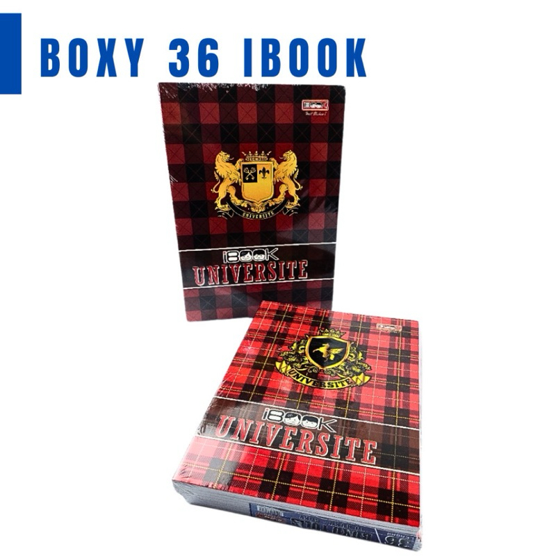 

Buku Tulis Boxy iBOOK Best Choice (1 pack isi 10 buku)