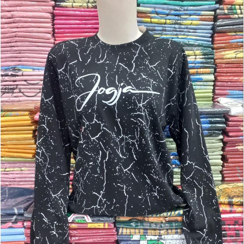 KAOS LENGAN PANJANG OLEH OLEH JOGJA // KAOS JOGJA MALIOBORO // KAOS JOGJA PANJANG // KAOS PANJANG PR