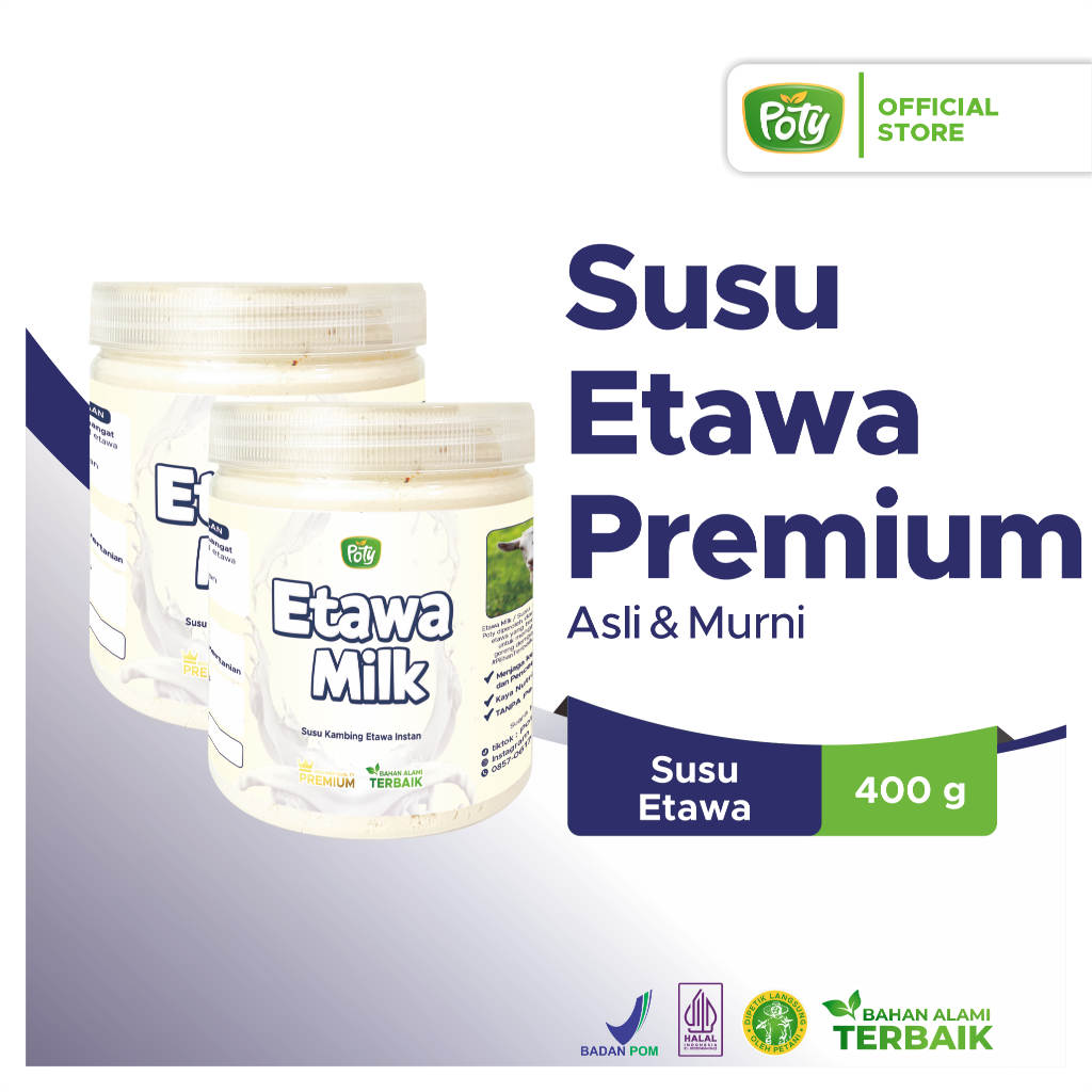 

Etawa Milk Susu Kambing Asli Original Atasi Nyeri Sendi dan Tulang Poty