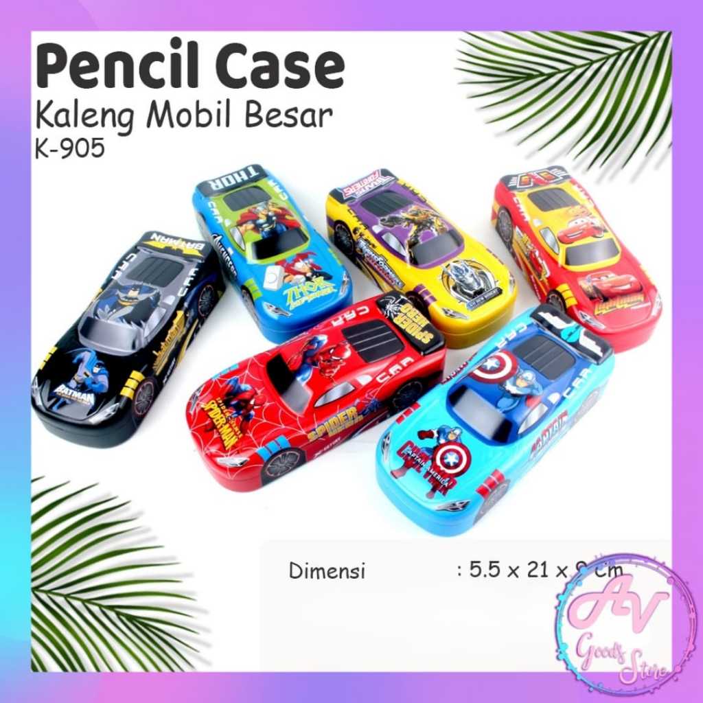 

Kotak Pensil Mobil / Tempat Pensil / Kotak Pensil Kaleng Mobil Besar Karakter B905