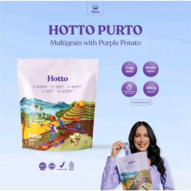 

STOK BARU HOTTO PURTO MULTIGRAIN 1 POUCH ISI 16 SACHET DIJAMIN 100% ORIGINAL. EXP 2026