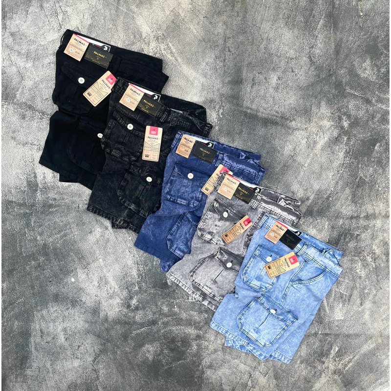 celana cargo jeans / celana cargo pendek / celana cargo jeans pendek / cargo / cargo pendek jeans / 
