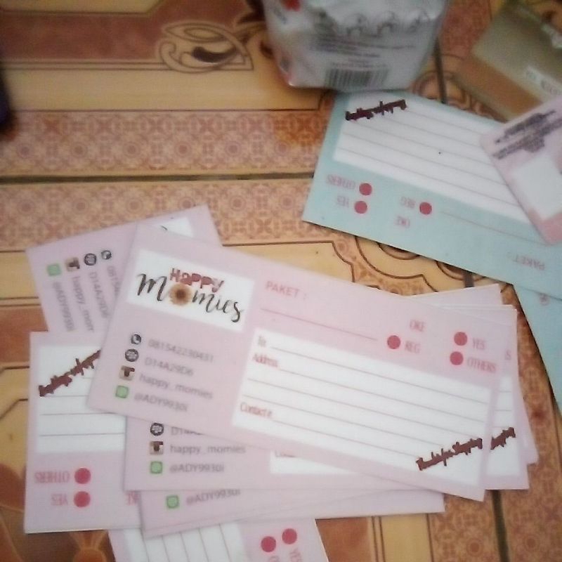 

kertas label pack besar