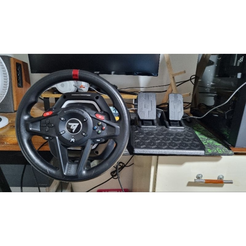 steering wheel thrustmaster t128 xbox PC setir stir game euro truck bukan logitech moza pxn
