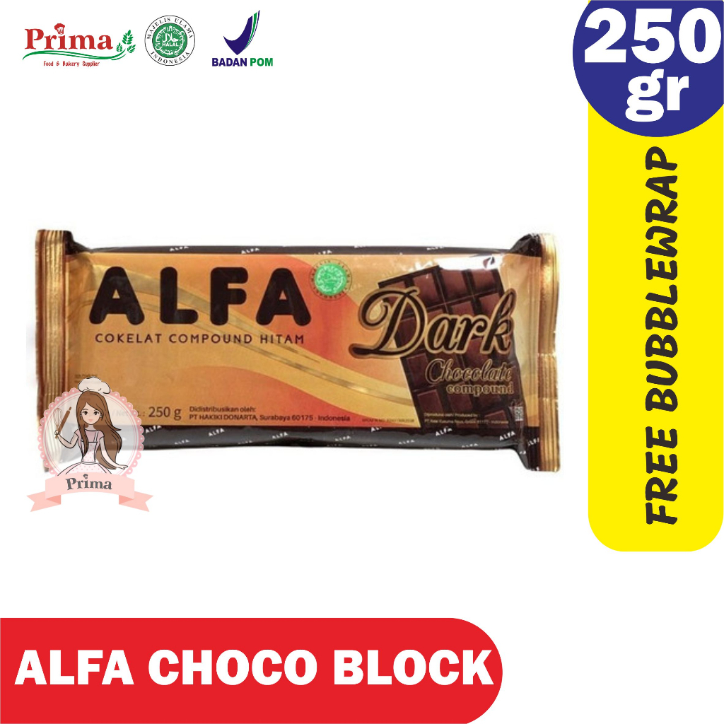 

Coklat block - Alfa choco block 250gr