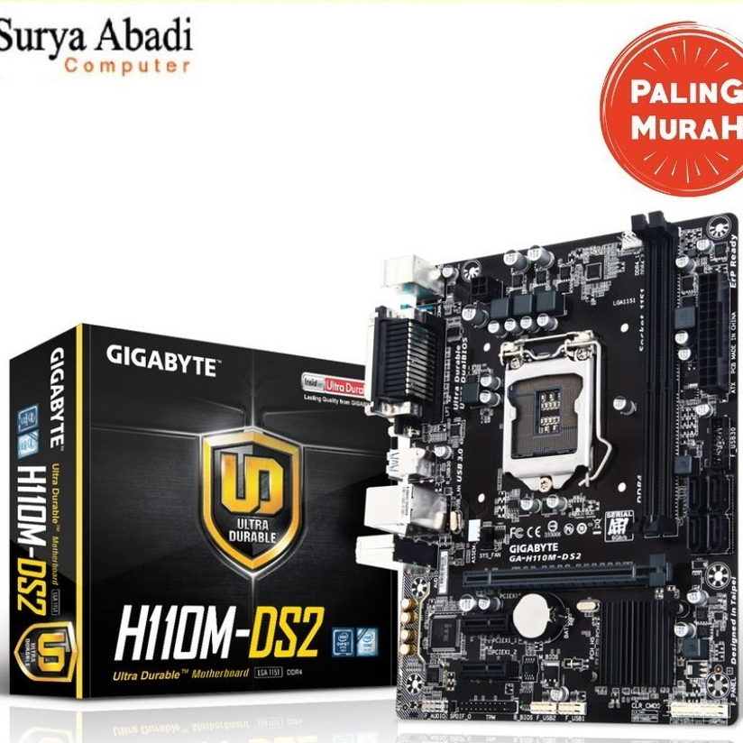 Motherboard Gigabyte H110 DS2 LGA1151 / Mobo H 110 LGA