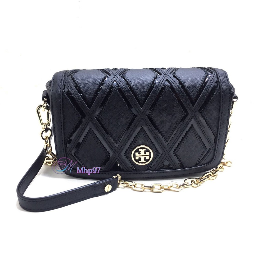 Tory Burch Robinson Patchwork Chain Mini Bag