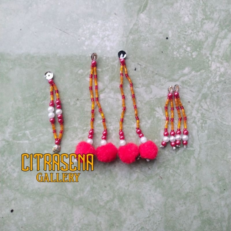 Set anting purwa arjuna wayang golek S2