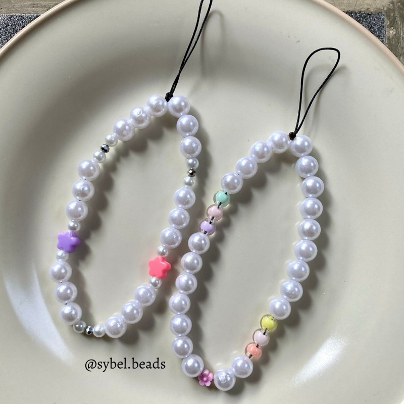 STRAP PHONE || LANYARD HP || Gantungan HP lucu mutiara