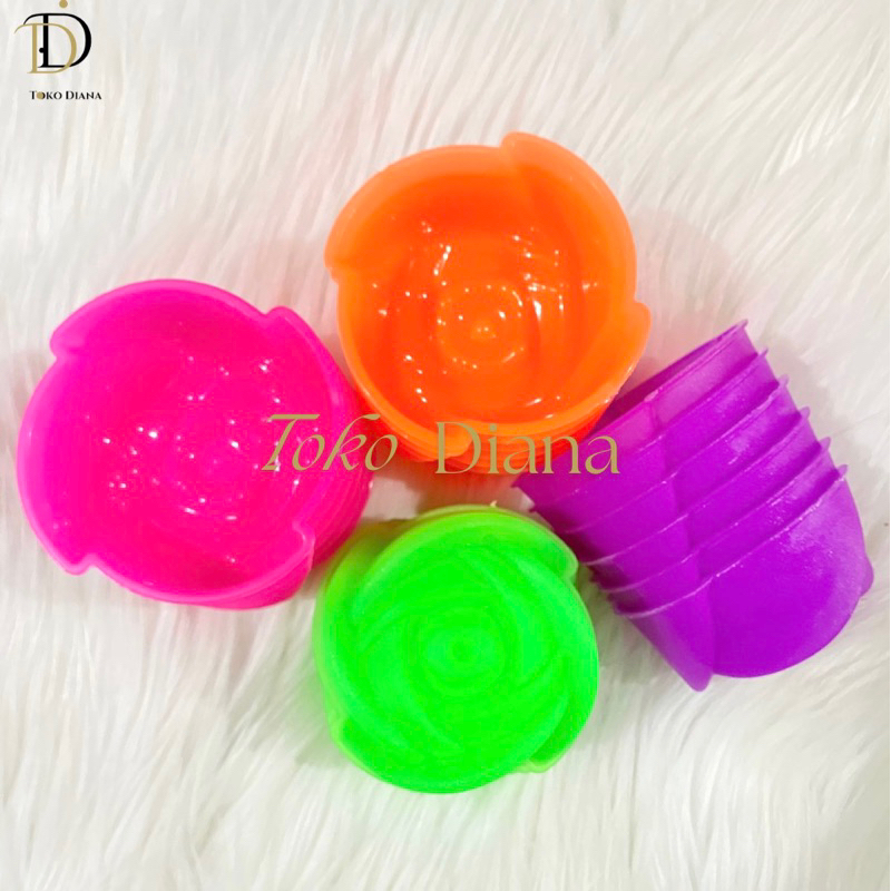 Cetakan Kue / Puding / Bolu / Talam / Agar Motif Bunga Mawar