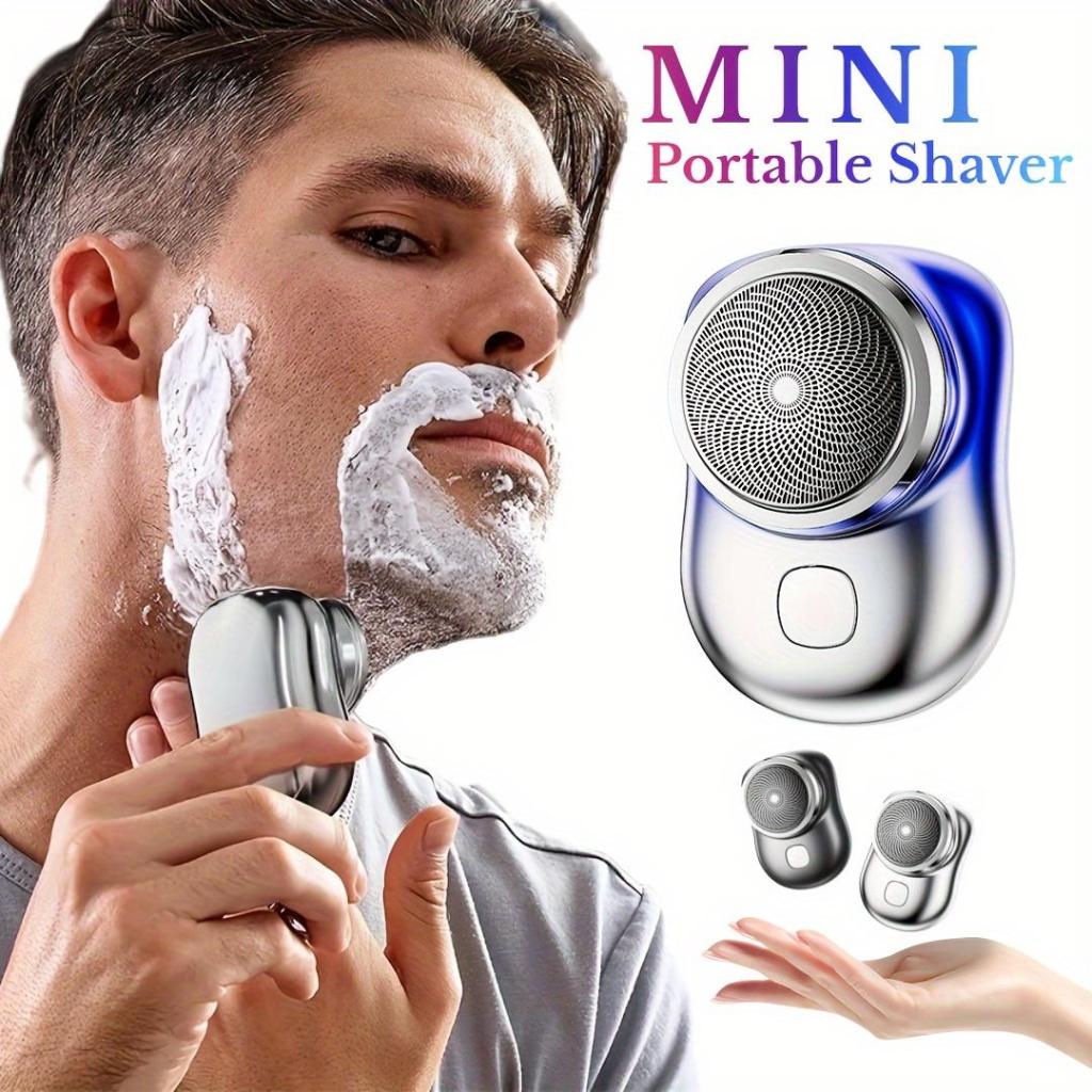 Alat Cukur Elektrik Shaver cukur jenggot Listrik Portable Mini Alat Cukur Jenggot Kumis Rambut Elekt