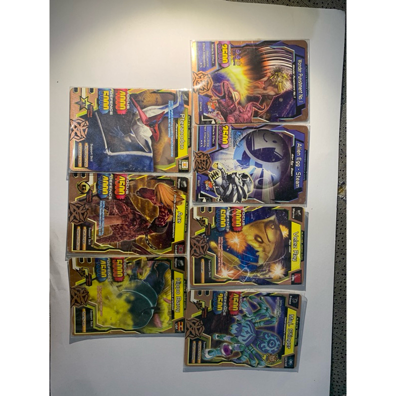 Kartu Animal Kaiser 1 paket Bronze 1 set isi 7 kartu asli dari mesin mengkilat jernih (dapat free pe