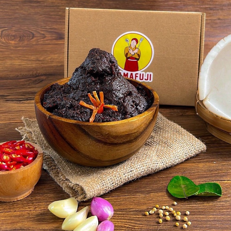 

Toko Spesial Mamafuji Rendang Daging 35gr Mini Size