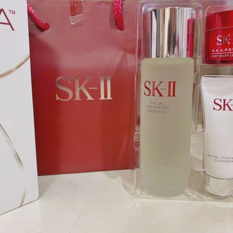 Paket Skincare SK II Glowing-Antiaging Set