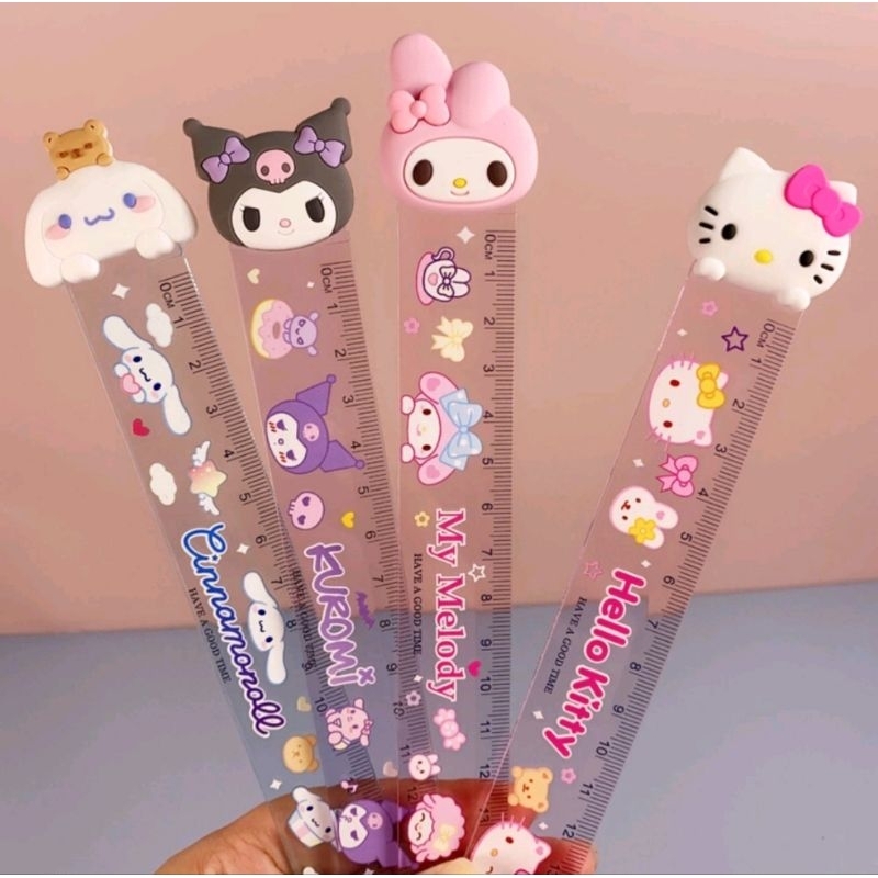 

Pengaris Rubber 15 cm Sanrio