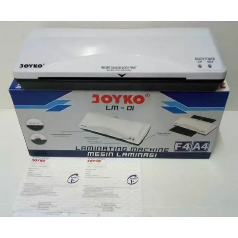 

0Mesin Laminating JOYKO LM01 ukuran A4 & F4 - Laminator Ekonomis Watt