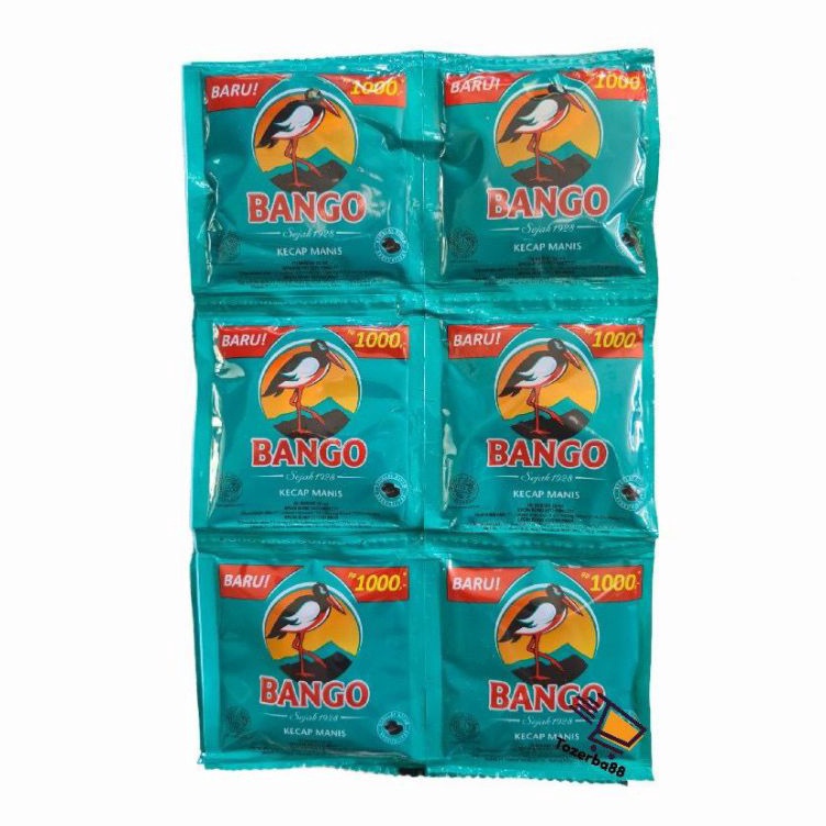 

Order BANGO Kecap manis Sachet 2gr kecap asli kedelai bango kecap renceng 12pcs