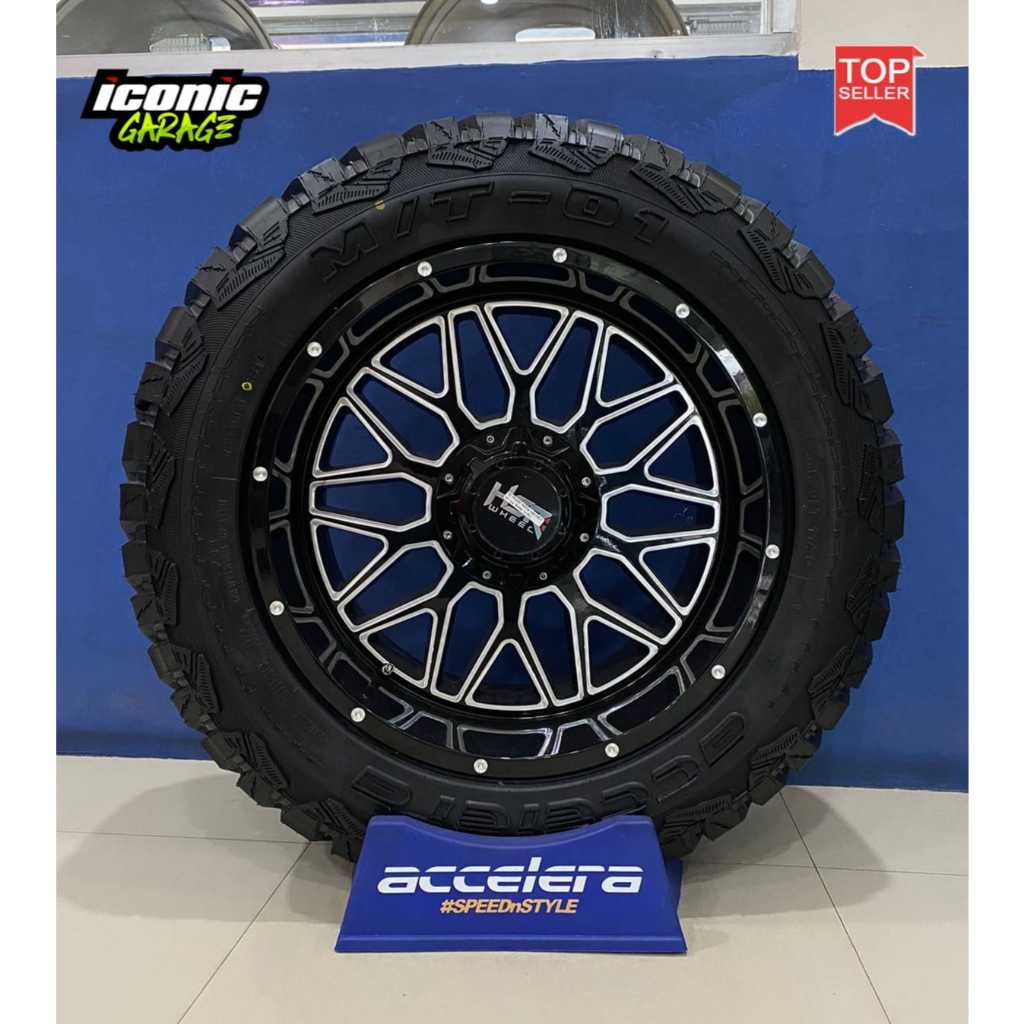 paket ganteng mobil velg hsr ring20 dan ban ring20 masuk Land Cruiser,pajero,fortuner,triton