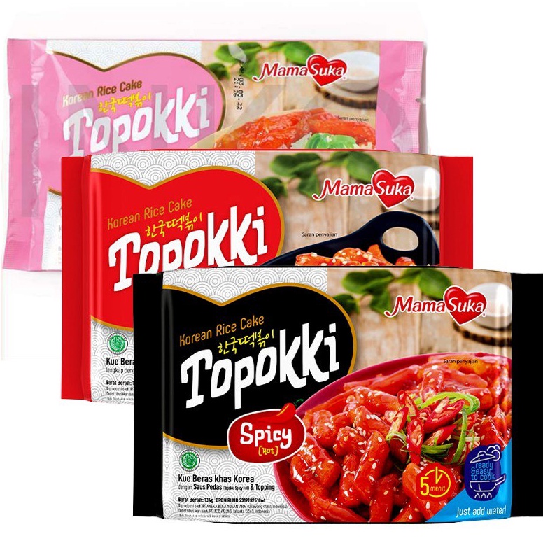

Harga Bersaing Topokki Instan Korea Rice Cake MamaSuka toppoki HALAL 134 gr Mama Suka Topoki korean