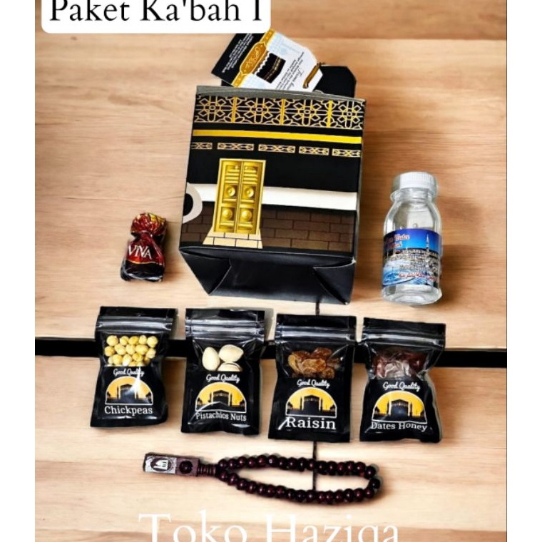 

Ready Now paket oleh oleh haji dan umroh Kabah premium All varian