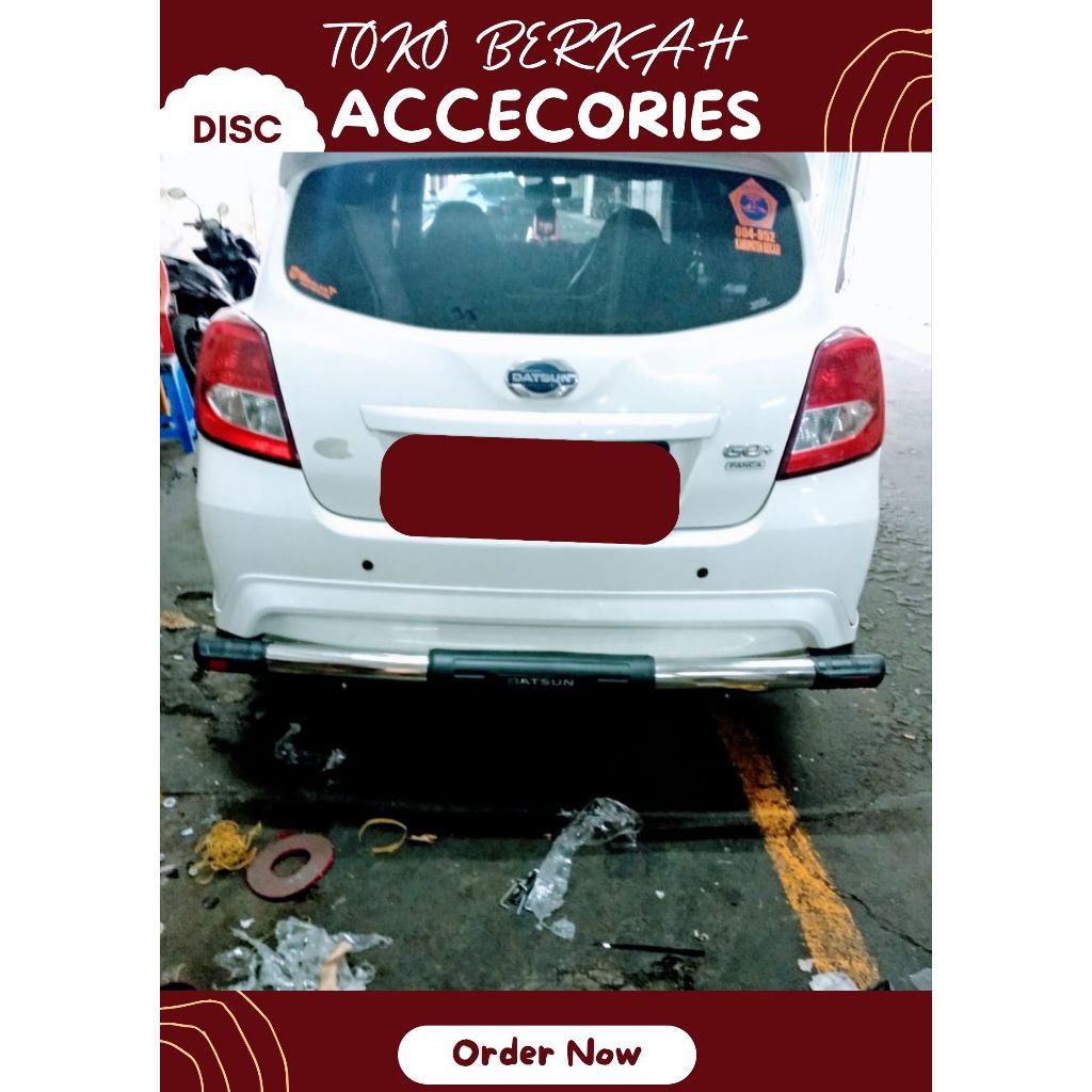 Tanduk belakang DATSUN BUMPER belakang DATSUN pengaman belakang mobil DATSUN variasi mobil DATSUN