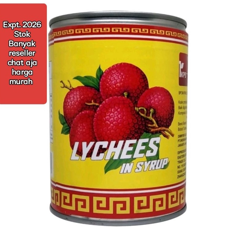 

Klaim promo Lychees In Syrup Buah Leci Kaleng IKPS Brand 567 Gram