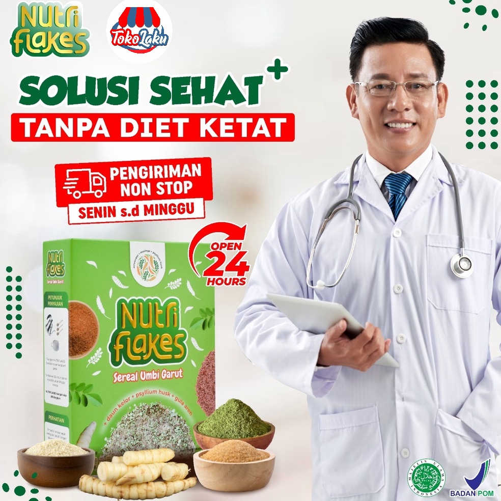 

Beli Dong Nutriflakes Makanan Sarapan Sereal Perbaiki System Sistem Pencernaan Kontrol Kadar Gula Darah Tingkatkan Antibodi Imunitas Tubuh Cereal Diet Pelangsing Cegah Penyakit Jantung Bantu Turunkan Berat Badan BB Isi 28gr