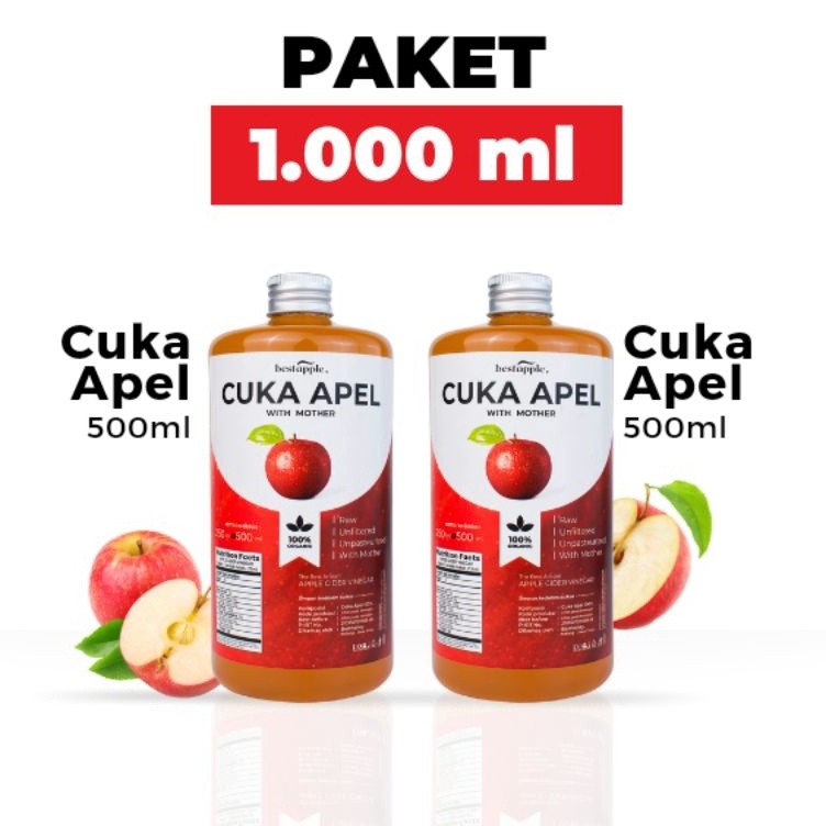 

Dapatkan Sekarang Bestapple Paket Cuka Apel Original Diet Detoks Apple Cider Vinegar Toner Wajah Alami