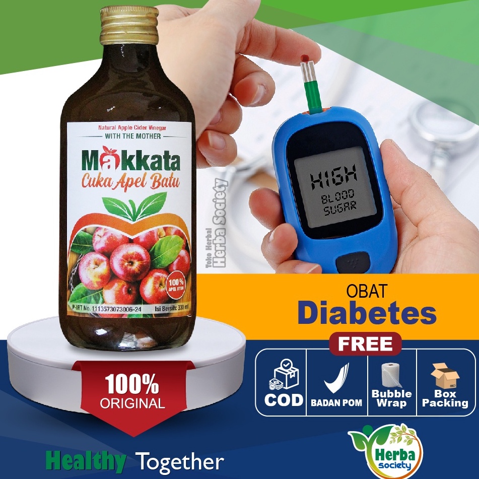 

Maxi Promo Obat Diabetes Paling Ampuh CUKA APEL MAKKATA Murni Organik Dari Apel Utuh ASLI Original Herbal Alami