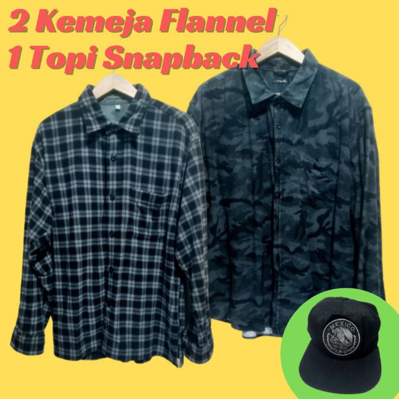 Kemeja Flanel Uniqlo PL