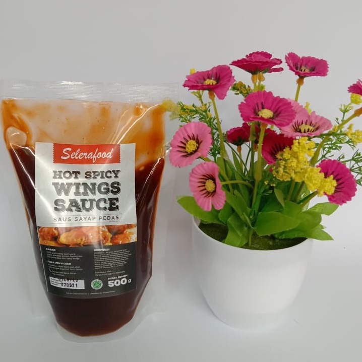 

Kilat Hemat Hot Spicy Wings Sauce Saus Sayap Pedas Selerafood 5 grPack