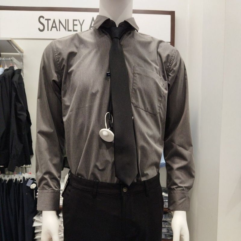 stanley adams kemeja formal lengan panjang laki laki