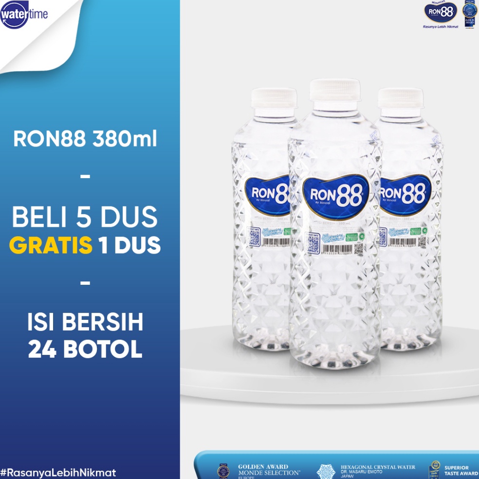 

Limited Ron88 Air Mineral Botol natural 38ML minimal 5 karton bonus 1 karton