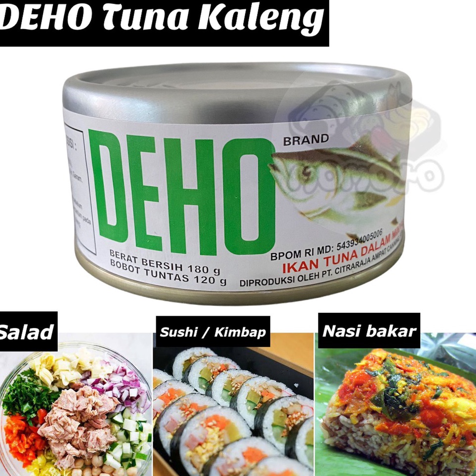 

Murah nampol Deho Chunk Tuna in Oil 18 gram Ikan Tuna Kaleng dalam Minyak 18gr