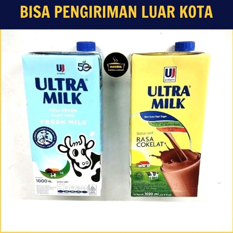 

Lagi murah Ultra Milk Full Cream Rasa Cokelat Susu UHT 1ml