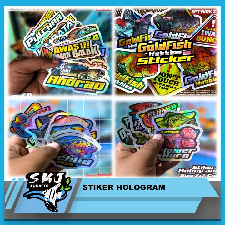 

STIKER IKAN HIAS PREDATOR CHANNA SERIES HOLOGRAM