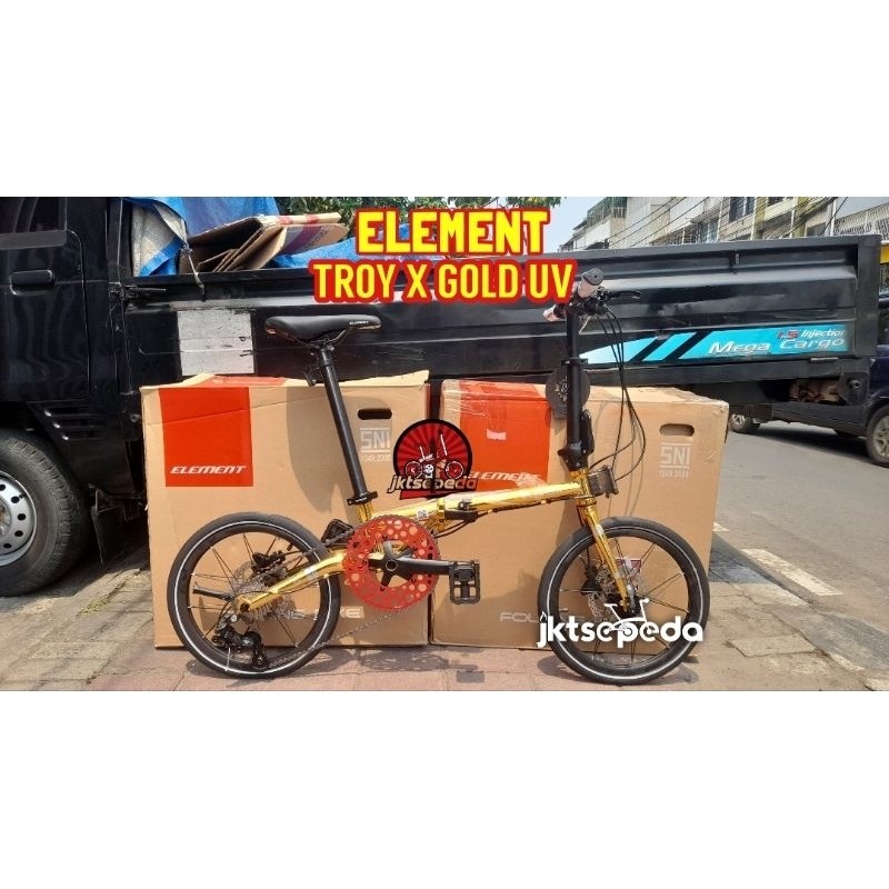 Sepeda Lipat Element Troy 10 Speed