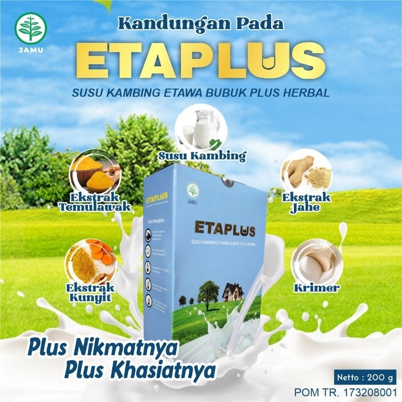 

SUSU KAMBING ETAWA BUBUK ASLI ORIGINAL | ETAPLUS | SUSU KAMBING HERBAL