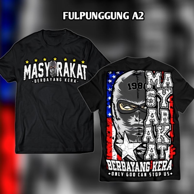 kaos masyarakat kera sakti kaos distro disain terbaru IKSPI kera sakti ful punggung A2