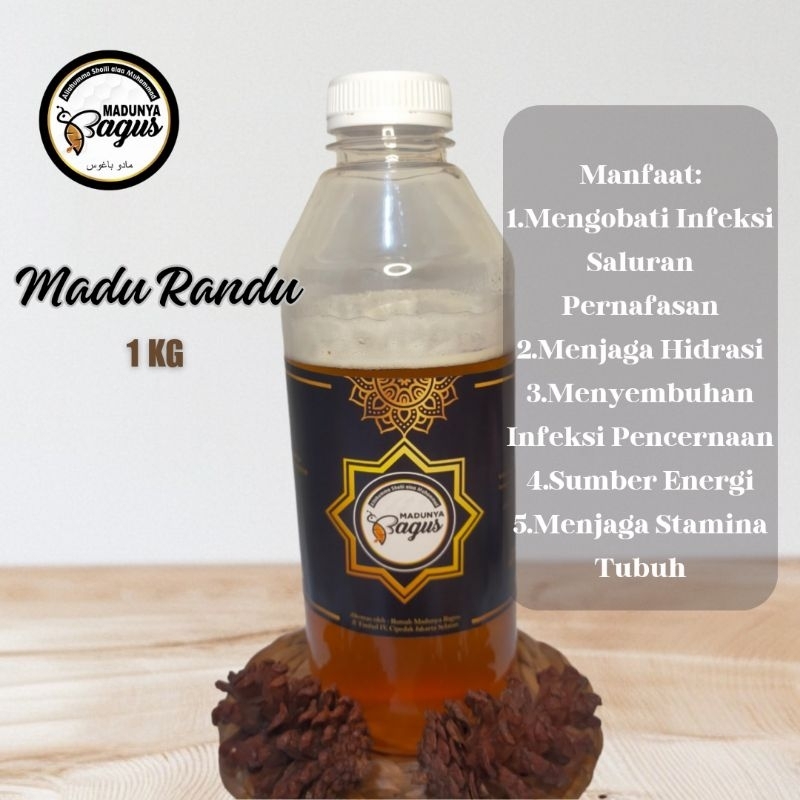 

MADU ASLI MADU RANDU MURNI MADUNYA BAGUS 1 KG