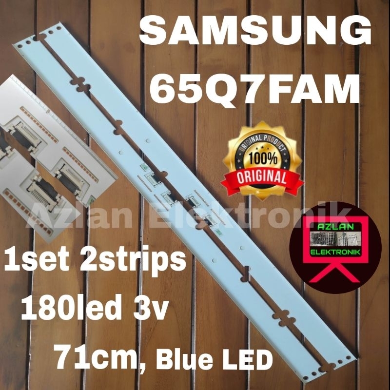 BACKLIGHT LED TV SAMSUNG 65" UA 65Q7FAM BL LAMPU 180LED BLUE LED 3V