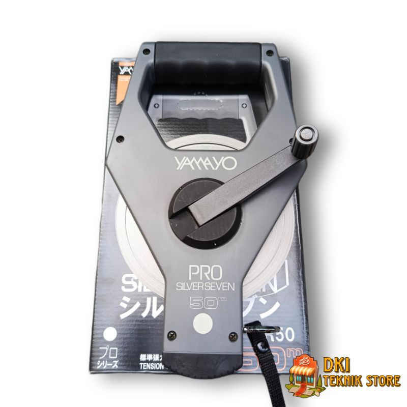 Meteran Roll Gulung 50 Meter Yamayo Pro Silver Seven Original