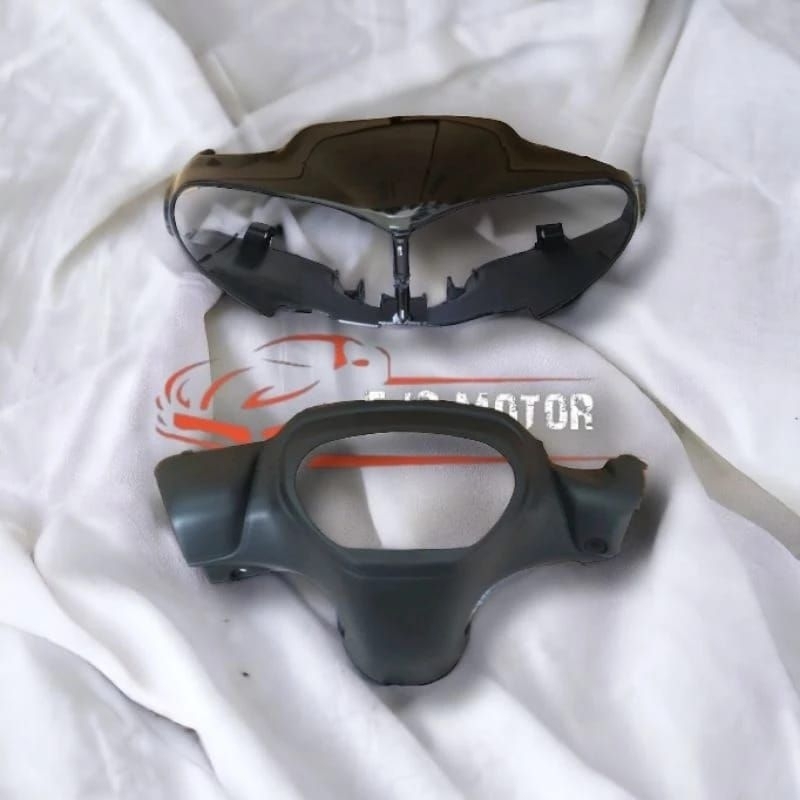 cover batok pala depan belakang motor Jupiter z lama 2002 warna hitam